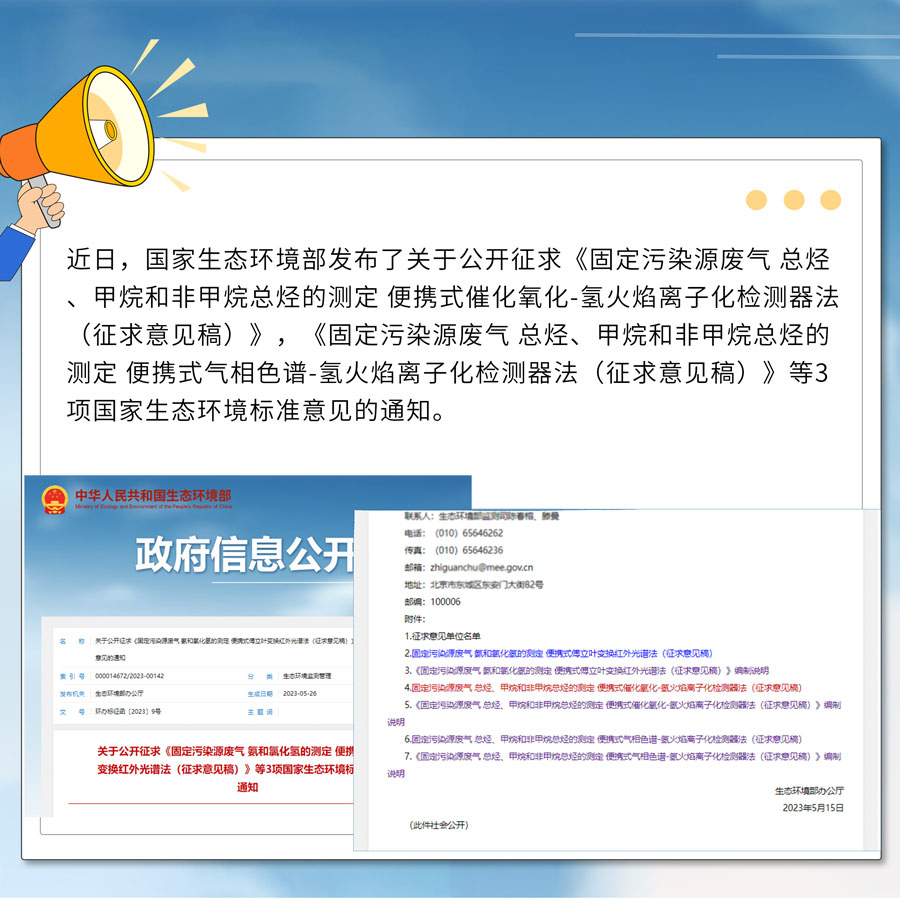PF-300便攜式總烴、甲烷和非甲烷總烴測定儀參與國標